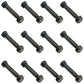 QTY 12: 2" x 5/16" Shear Pin with Nut  Fits Ariens Replaces 510015