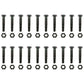 QTY 20: 2" x 5/16" Shear Pin with Nut
 Fits Ariens Replaces 510015