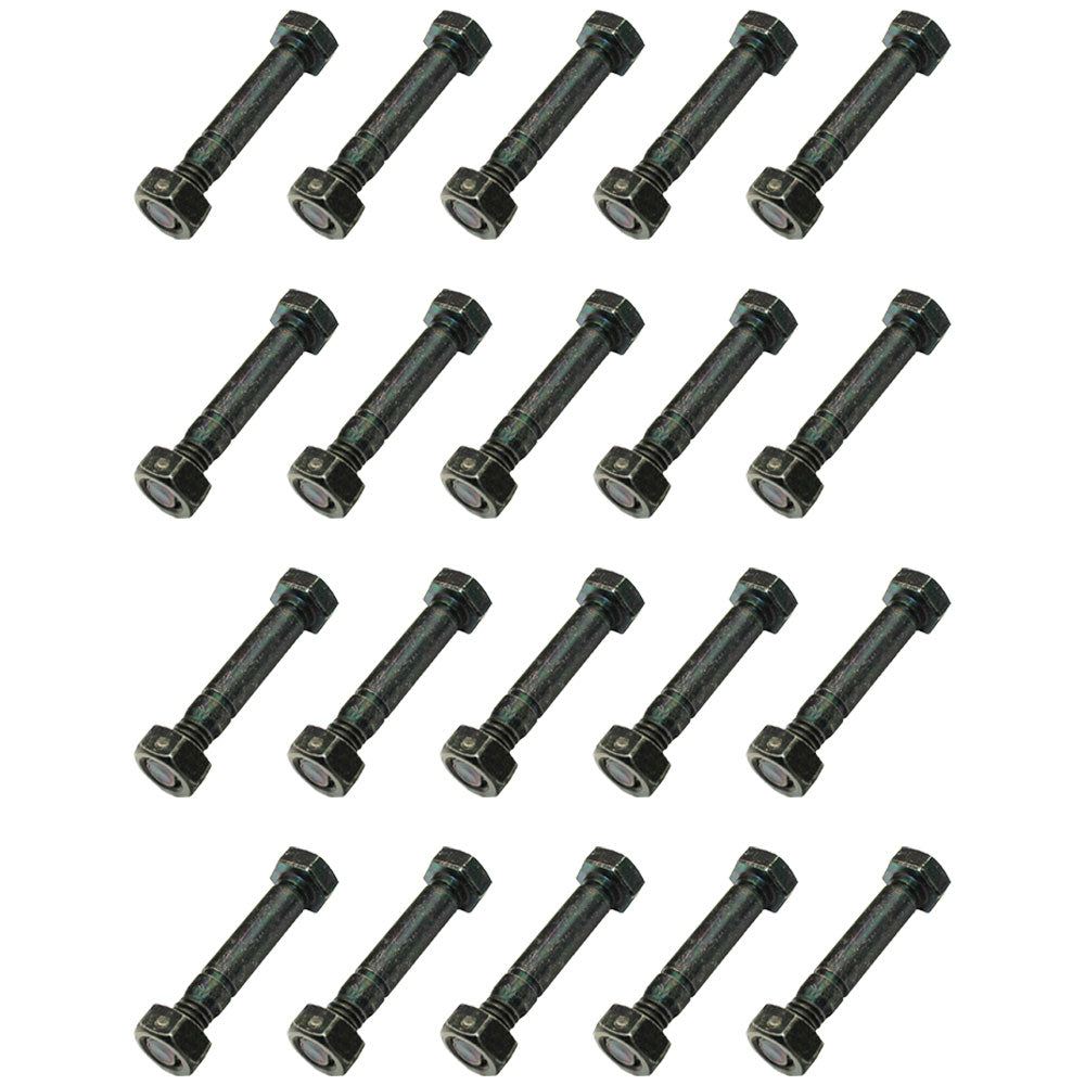 QTY 20: 2" x 5/16" Shear Pin with Nut
 Fits Stiga Replaces 1812-9004-01