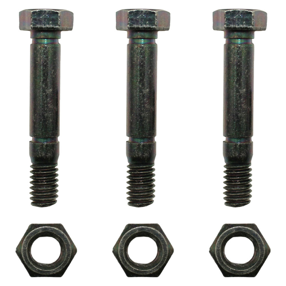 Qty 3: 2" x 5/16" Shear Pin with Nut
 Fits MTD Replaces 0310005P