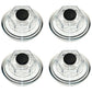 (4) 4" Oil Cap Kit 21-36 fits Dexter 9K 10K 12K 15K Axle Hubs