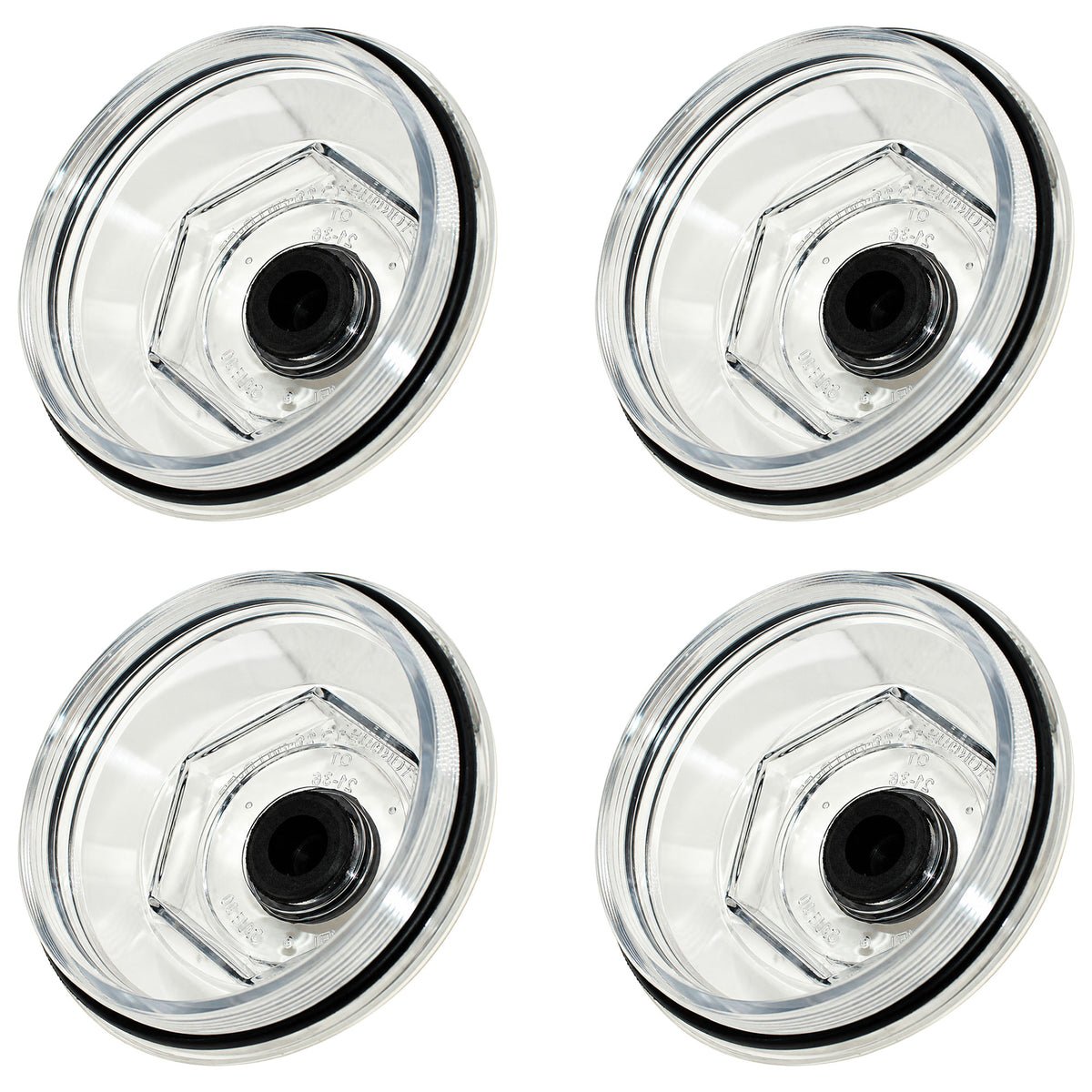 Qty 4: Oil Cap Kit  Fits Universal Products Replaces 21-36