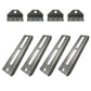 (4) 10" Boat Trailer Swivel Top Bunk Board Brackets Bolster