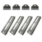 (4) Pontoon Boat Trailer 10" Bolster Bunk Board Adjustable Swivel Bracket Kits