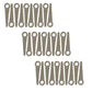 Qty 30: Trimmer Blade
 Fits Husqvarna Replaces 531031067