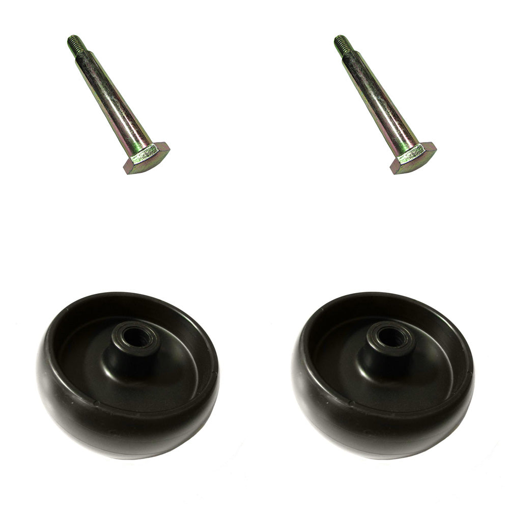 Deck Wheels (2) w/ Bolts Replace GX10168 Fits John Deere L110 L130 D110 D140 D17
