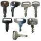 Tractor & Equipment Ignition Key Set - 10 Different Keys Fits Kubota Models