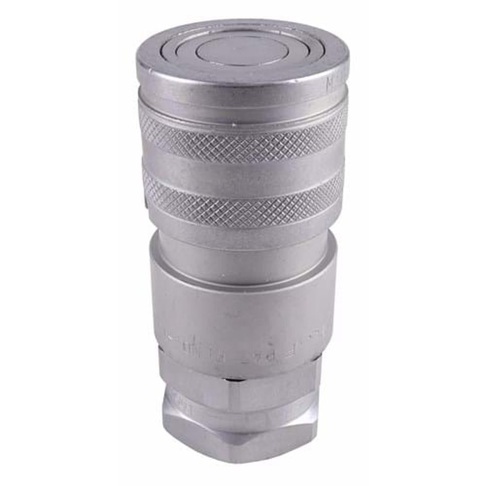 KV0621-77450 Flat Face Hydraulic Breakaway Coupler, Female Fits Kubota