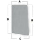 Cab Glass - Left Hand Side Window Fits John Deere 6620 6320 6300 6400 7520 6420