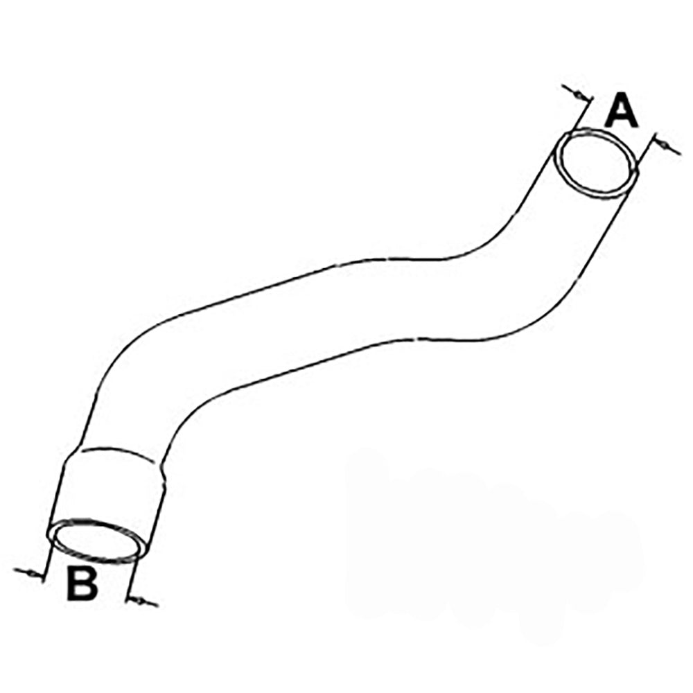 Bottom Radiator Hose Fits John Deere Replaces T34922