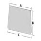 R79656 New Rear Glass Fits John Deere 4850 4650 4455 4350 4255 4250E 4055 L39247