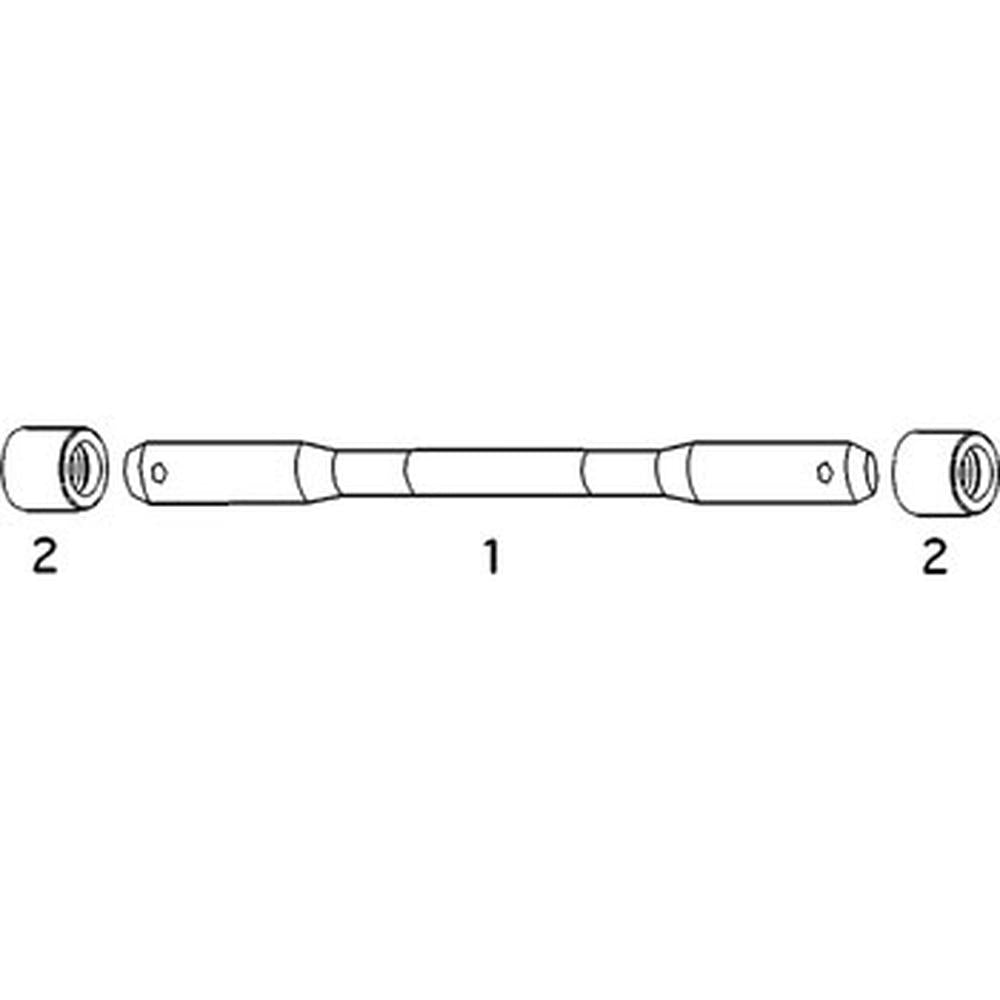 Shaft L41787 Fits John Deere 2640 2650 2650N 2750 2755 2850 2855 2855N 301A 401D
