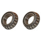 2X ZGZ L44643 L44610 Tapered Roller Bearing Set Wheel Axle Mower Fork Harley