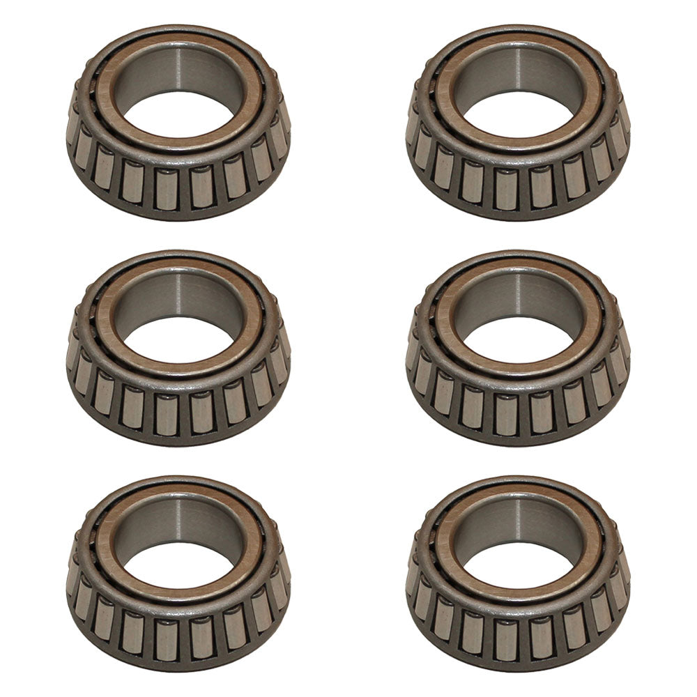 6X ZGZ L44643 L44610 Tapered Roller Bearing Set Wheel Axle Mower Fork Harley
