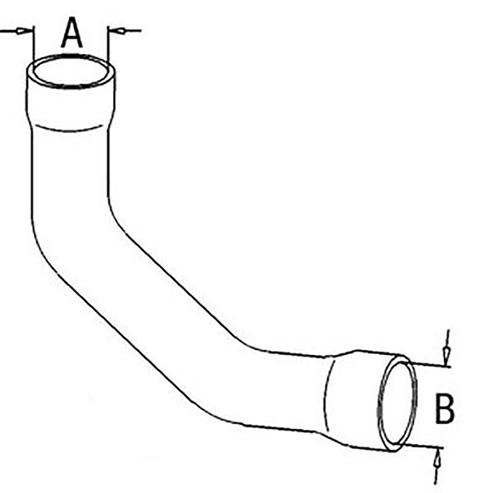 Replacement Radiator Hose - Bottom L58793 Fits John Deere: 1550 1750 1850 2155+