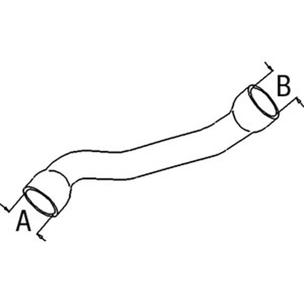 Bottom Hose Fits John Deere Replaces L61988