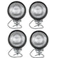 Qty 4: Headlamp with H3 Bulb Fits Case Replaces L755H12V_x4