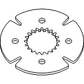 L78682 New Transmission Disc Fits John Deere Tractor 6410 6010 6100 6110 6120 +