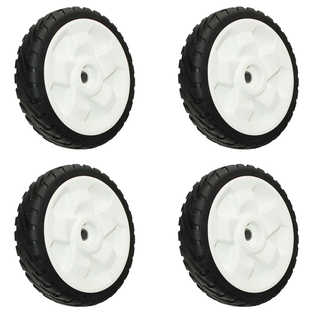 (4) Wheel Set Fits Toro 119-0311 115-2878 137-4832 115-2877 115-2894 137-4833