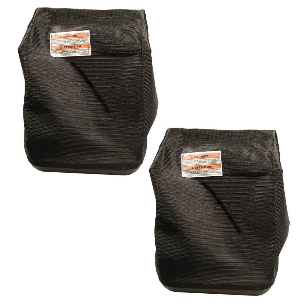 103-0431 86-0332 2 Grass Bags Twin E-Z Ultra Vac Bagger Lazer Z Fits Exmark Fits