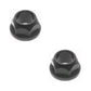 Qty 2: (Plastic) Hex Kingpin Flanged Bushing
 Fits MTD Replaces 741-0225