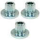 Qty. 3: Splined Blade Bushing Fits Exmark Replaces 103-3037