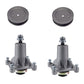 2 Spindle Assembly 187292 w/Pulley 153535 42" 48" Deck Fits Husqvarna 532192870