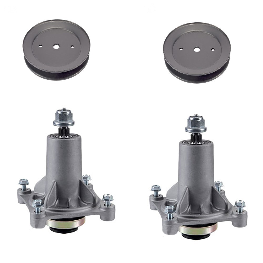 2PK Spindle Assembly 192870 Pulley for 46" Fits Craftsman 917.288520 173436