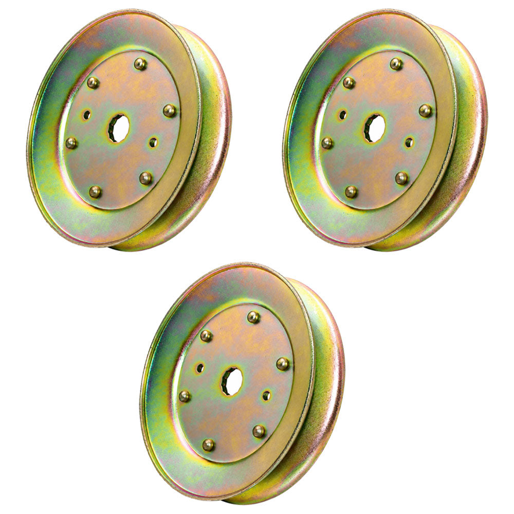 Qty 3: Drive Pulleys Fits AYP Replaces 129861