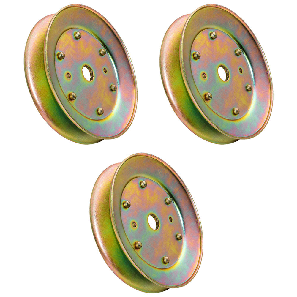 Qty 3: Drive Pulleys Fits Poulan Replaces 532129861