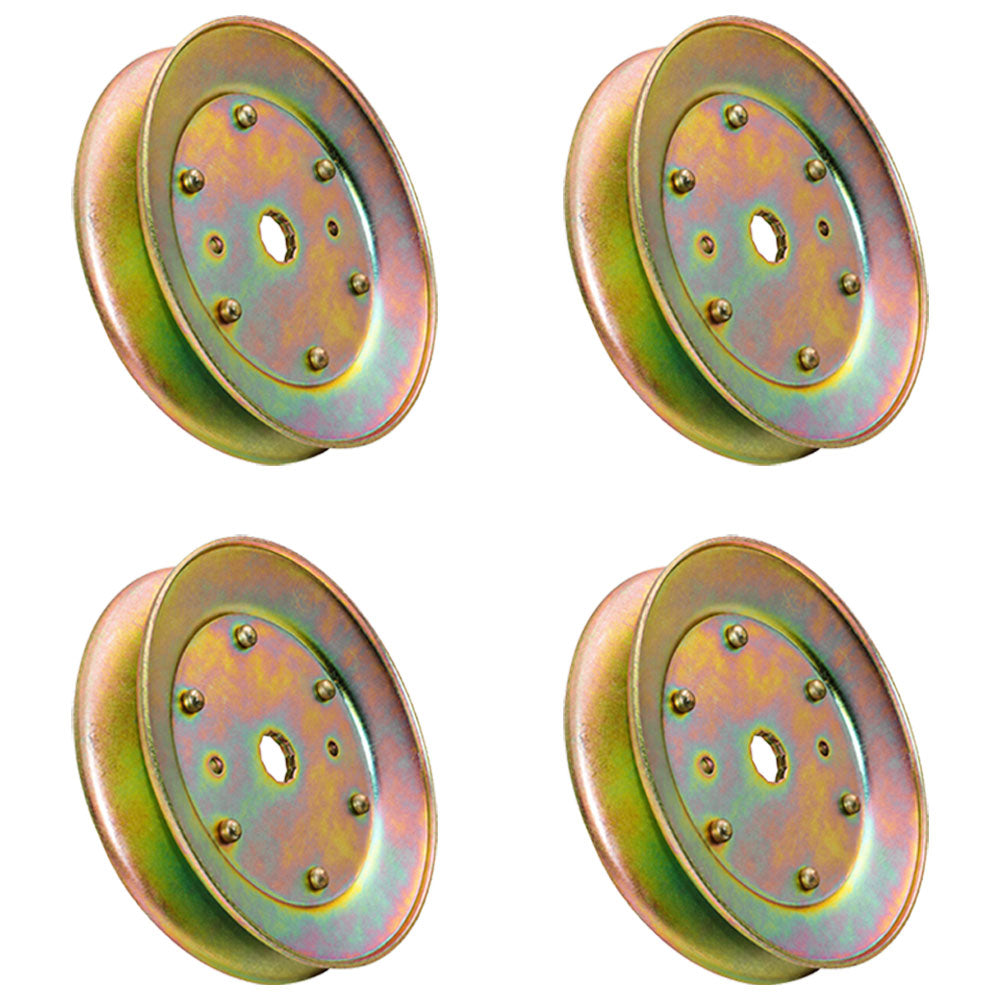 Qty 4: Spindle Pulleys Fits Poulan Replaces 532129861