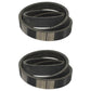 Qty. 2: Drive Belt Fits Lesco Replaces 60561 Made With Aramid