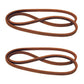 2 Pack Pump Drive Belts 126-9835 Fits Toro Wheel Horse Z4800 Z5200 1093388SL
