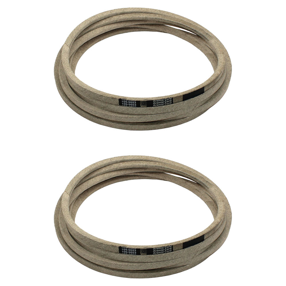135-5777 Two Deck Belts Fits Exmark LAZER Z LZ-LP NEXT LAZER ASX LZ34KA726