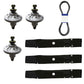 Lawn Mower Deck Rebuild Kit Fits John Deere Replaces AM137757 Made with Aramid