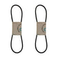 2 Belts Fits Murray Tractor 46" Deck Secondary Belt 37X66 037X66MA