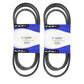 Qty 2: Belt
 Fits Poulan Replaces 532130969