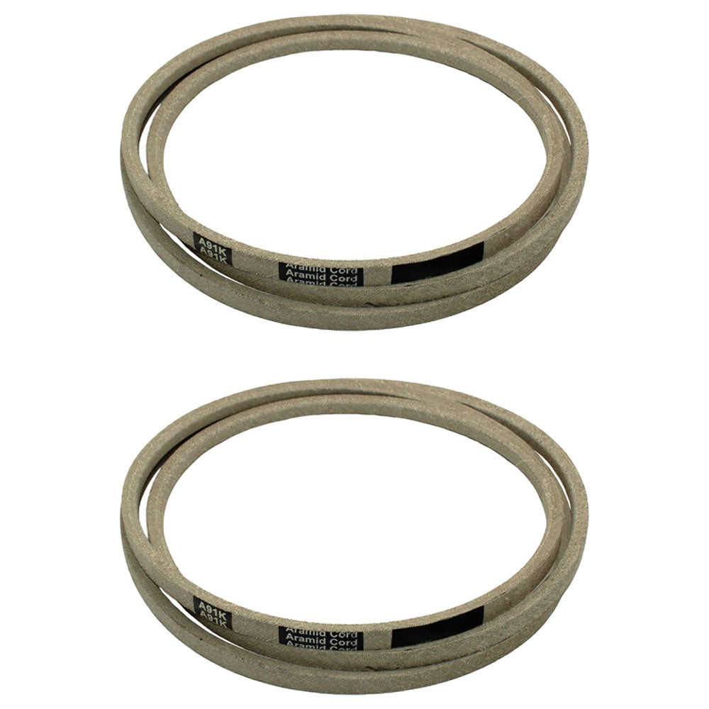 Qty 2: Belt 
 Fits Snapper Replaces 704426 Made with Aramid