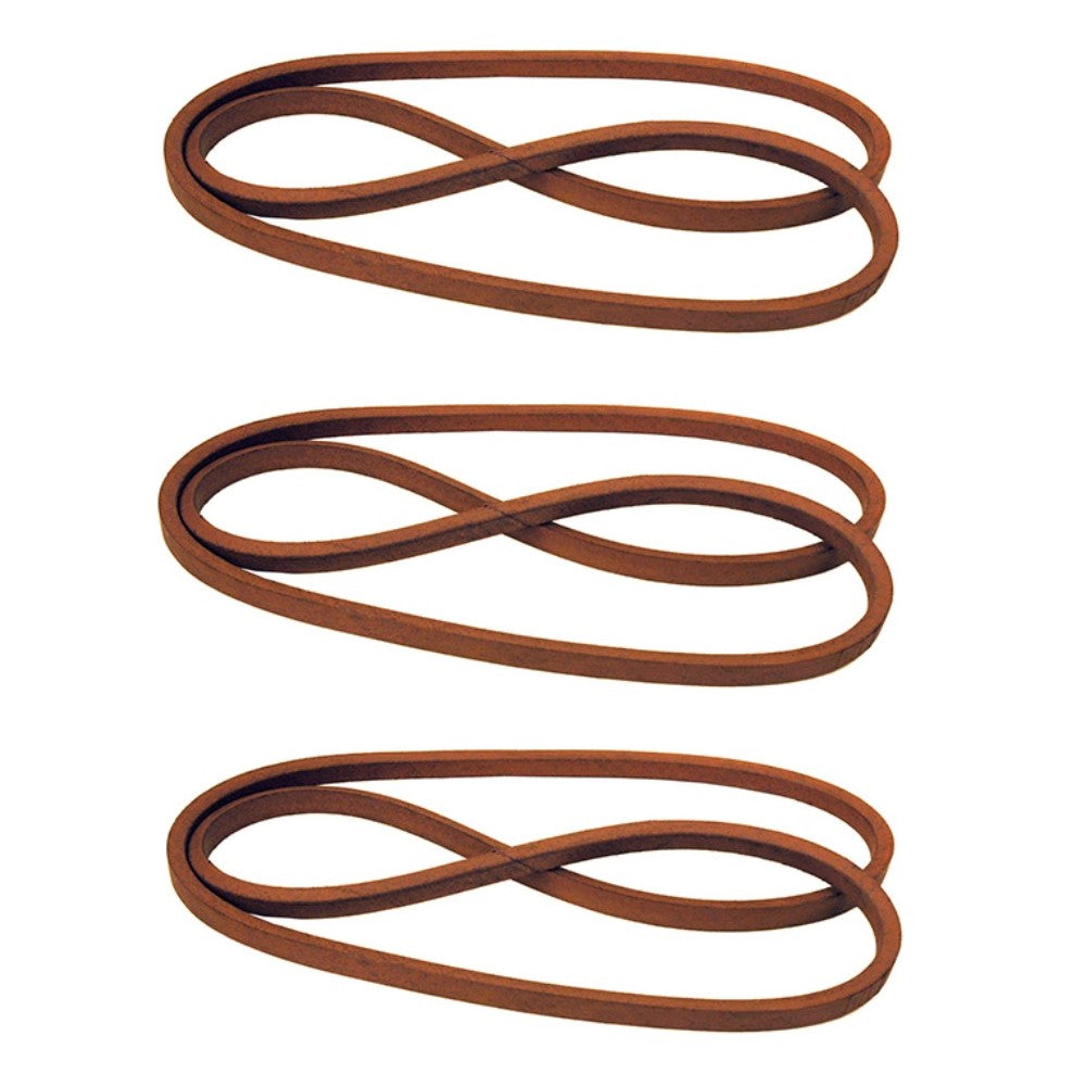 QTY 3: Belt
 Fits Cub Cadet Replaces 490-500-0053