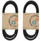 Qty 2: Belt
 Fits Husqvarna Replaces 174368