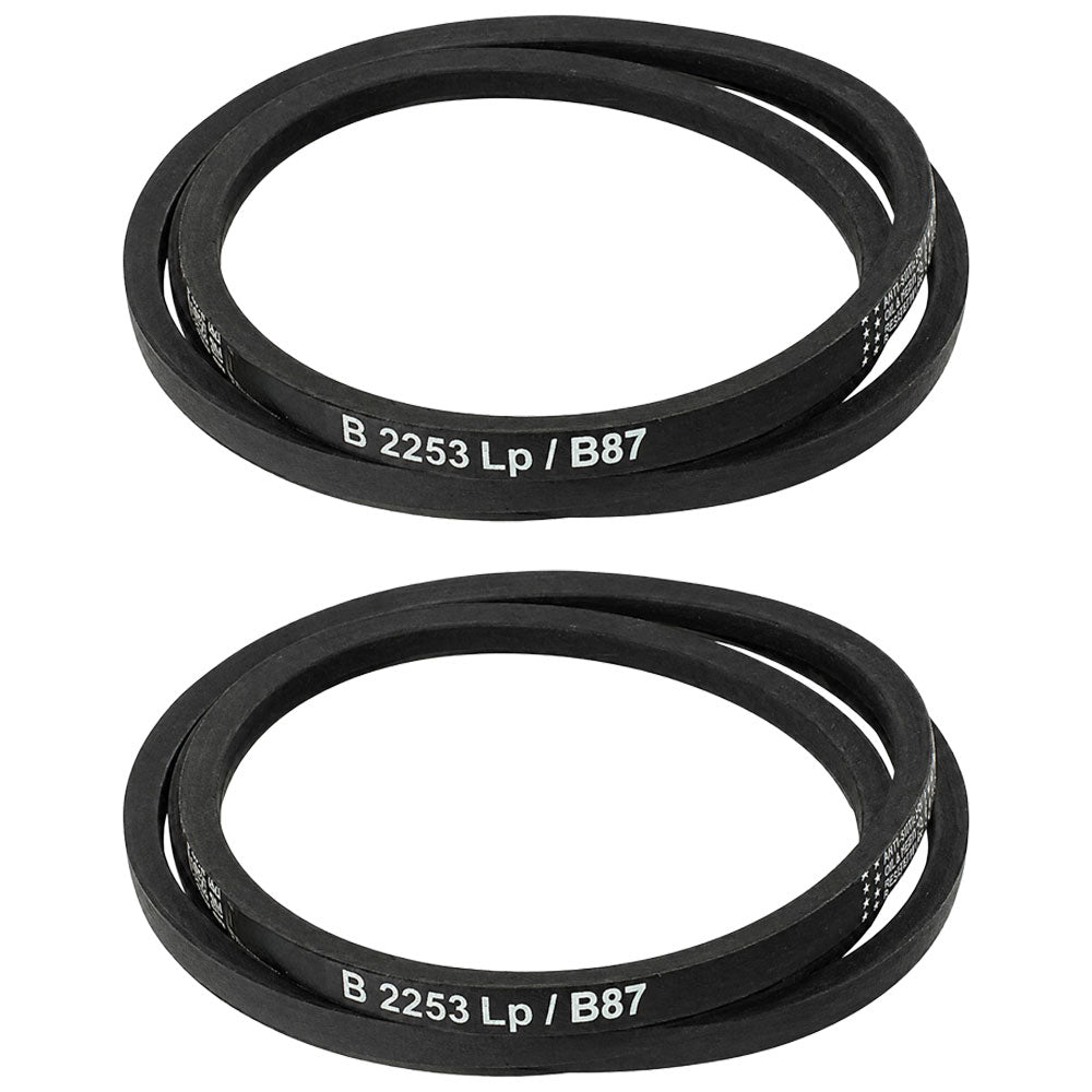 Qty 2: Belt
 Fits Husqvarna Replaces 174368