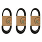 Qty 3: Belt Fits Cub Cadet Replaces 754-3051A