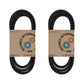 Qty 2: Secondary Deck Belt  Fits Craftsman Replaces 174369