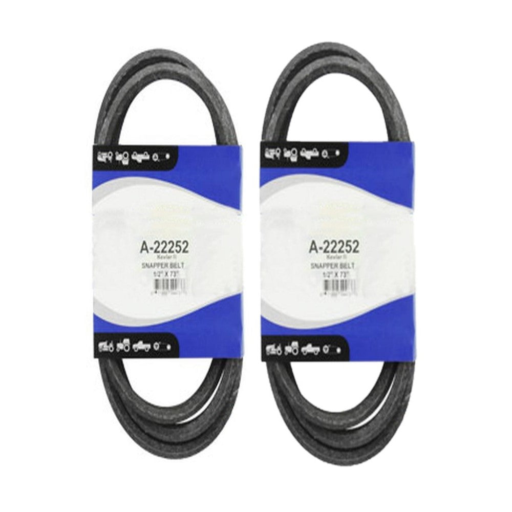 Two (2) AA Angle Mower Belt 1/2" x 74.4" B1SB7838 Fits Snapper Lawn Mowers