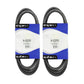 Qty 2: Belts 
 Fits Snapper Replaces 22252 Made with Aramid