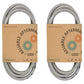 Qty 2: Belts
 Fits Ferris Replaces 22252