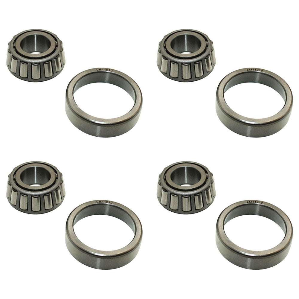 Qty. 4: Bearing Cone & Cup
 Fits Lesco Replaces 010710
