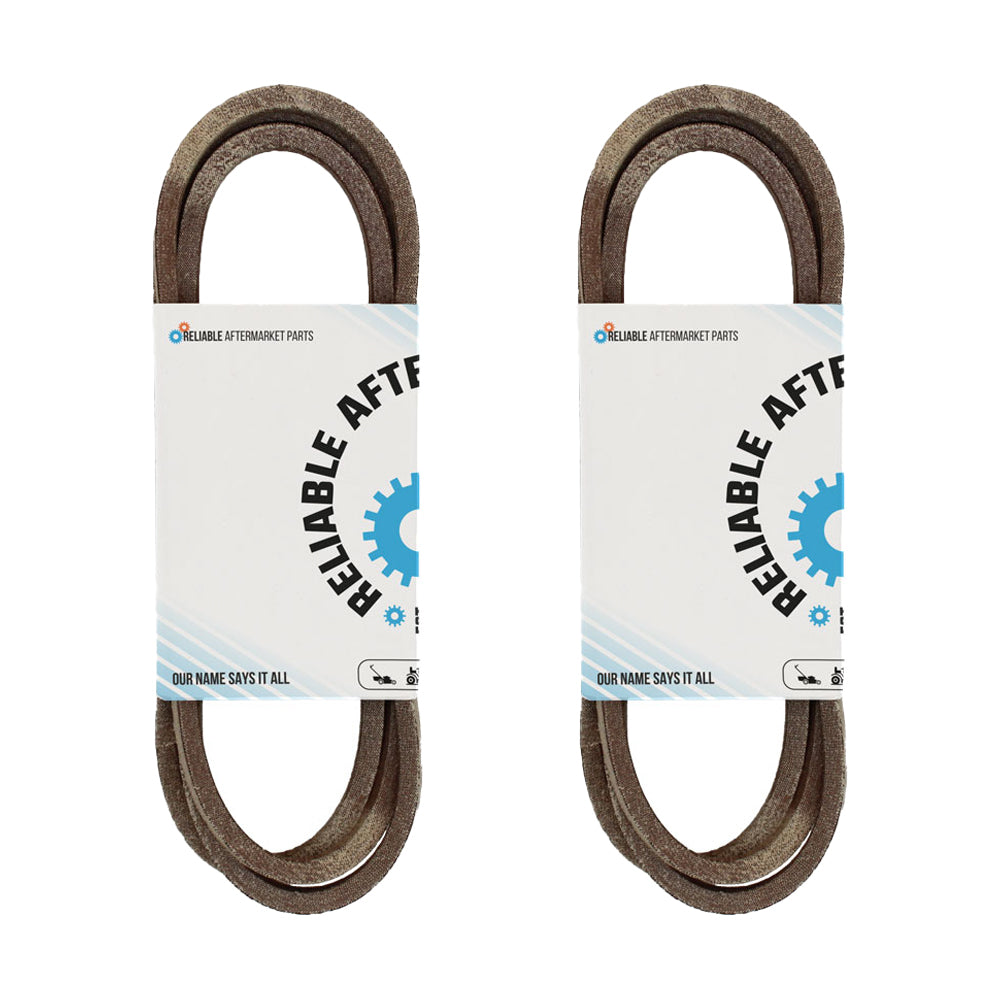 Qty 2: Mower Deck Belt Fits Huskee Replaces LAB40-0621_x2 Made with Aramid