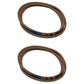 Qty 2: Deck Belt Fits Cub Cadet Replaces 754-04219 Made with Aramid