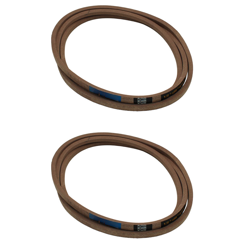 Qty 2: Deck Belt Fits Cub Cadet Replaces 754-04219 Made with Aramid